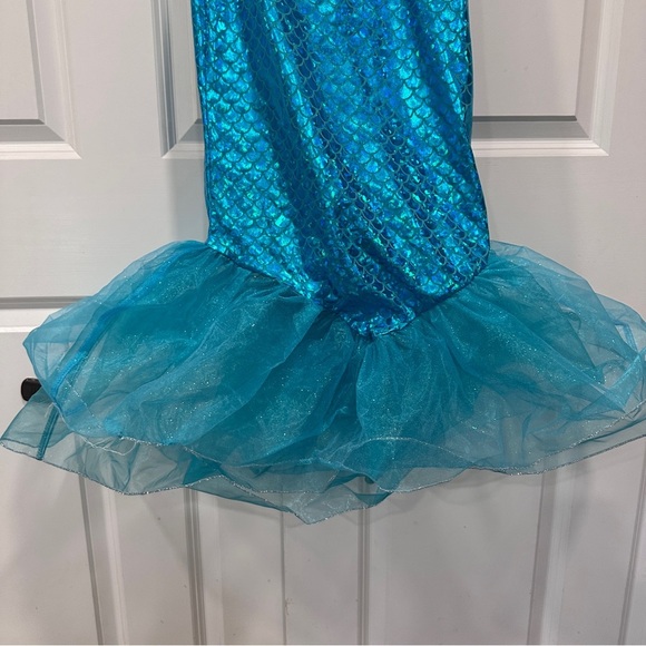 Disney Teal and Pink Mermaid Costume for Kids - Picture 4 of 10